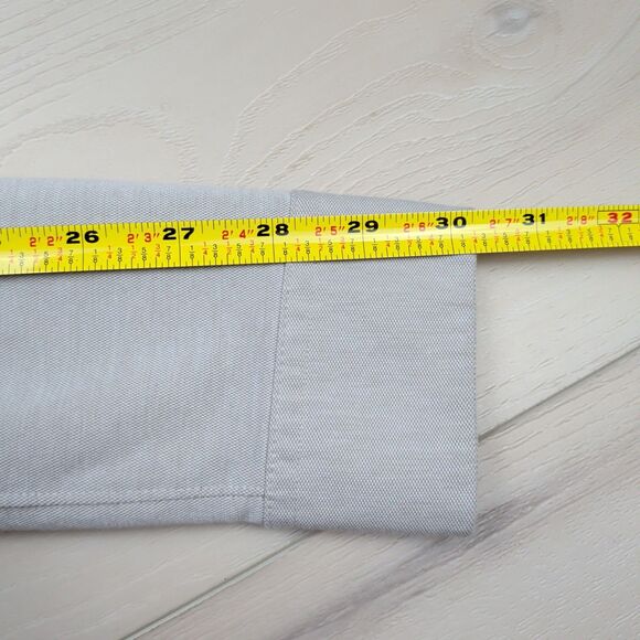 lululemon athletica Light Gray Casual Button Down Shirt - Picture 11 of 12